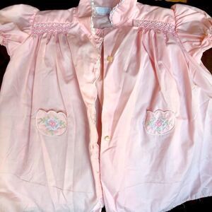 Vintage Tiny Tots Hand Smocked Dress (No Size Tag)